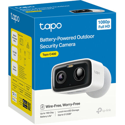 TP-Link Tapo C400 Cámara de Seguridad Exterior 1080p Batería 116.7º