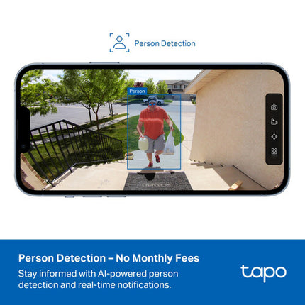 TP-Link Tapo C400 Cámara de Seguridad Exterior 1080p Batería 116.7º