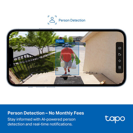 TP-Link Tapo C401 Cámara de Seguridad Exterior 1080p 32.8 ft Visión Nocturna