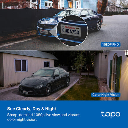 TP-Link Tapo C401 Cámara de Seguridad Exterior 1080p 32.8 ft Visión Nocturna