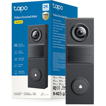TP-Link Tapo D205 Timbre Video Inalámbrico 2304x1296 25’ Visión Nocturna