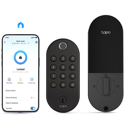 TP-Link Tapo DL105 Cerradura Inteligente Wi-Fi Batería 7800mAh IP54