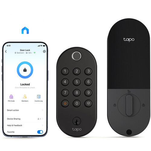 TP-Link Tapo DL105 Cerradura Inteligente Wi-Fi Batería 7800mAh IP54
