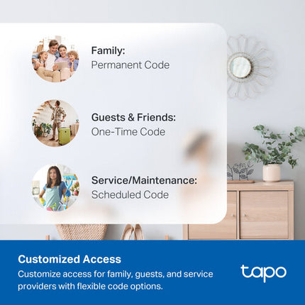 TP-Link Tapo DL105 Cerradura Inteligente Wi-Fi Batería 7800mAh IP54