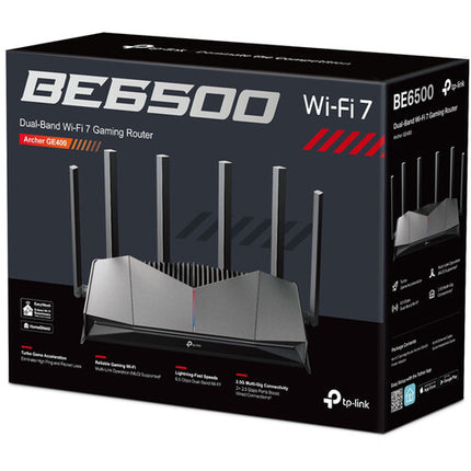 TP-Link Archer GE400 BE6500 Router Inalámbrico Dual Band 2.5G 6453Mb/s 6 Antenas RGB