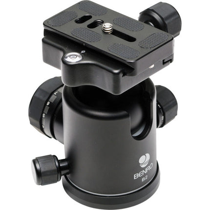 Benro B2 Cabezal de Bola Triple Acción Capacidad 35.2 lb Altura 3.9" Kit Completo