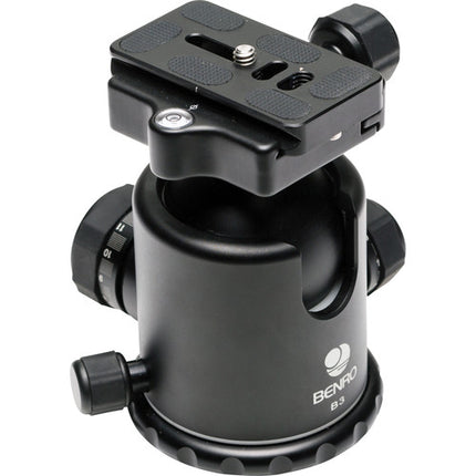 Benro B3 Cabezal de Bola Triple Acción 39.7 lb con Placa PU-60