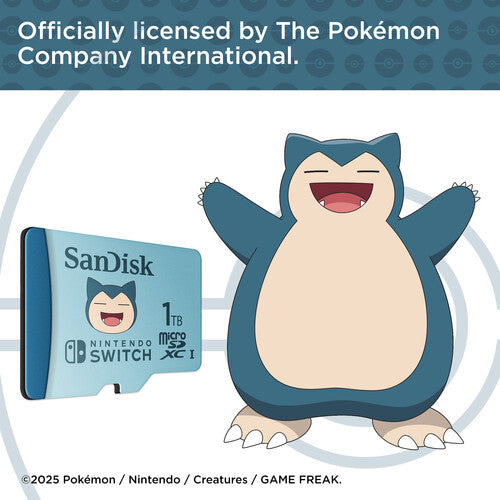 SanDisk 1TB Pokemon microSDXC UHS-I Tarjeta de Memoria 100 MB/s
