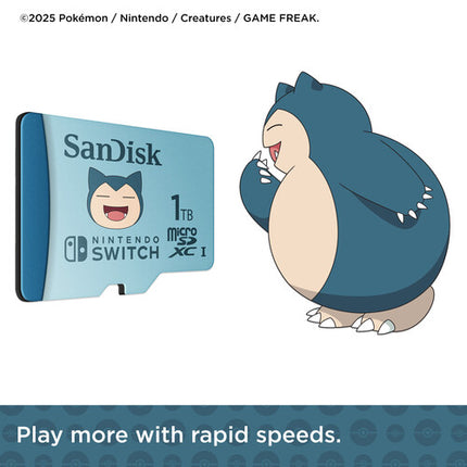 SanDisk 1TB Pokemon microSDXC UHS-I Tarjeta de Memoria 100 MB/s