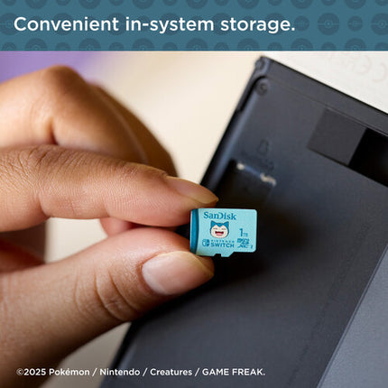 SanDisk 1TB Pokemon microSDXC UHS-I Tarjeta de Memoria 100 MB/s