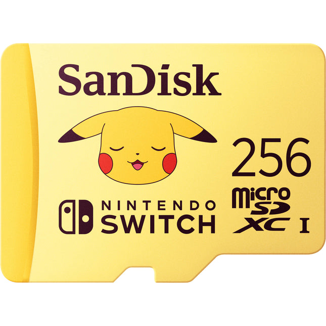 SanDisk Pokemon microSDXC 256GB UHS-I V30 Clase 10 Memoria