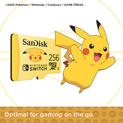 SanDisk Pokemon microSDXC 256GB UHS-I V30 Clase 10 Memoria