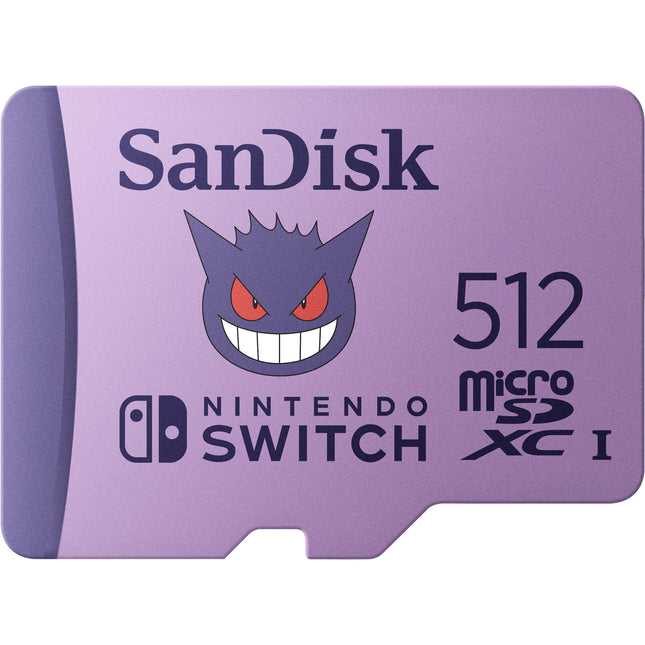 SanDisk Pokemon microSDXC 512GB UHS-I V30 Clase 10 memoria