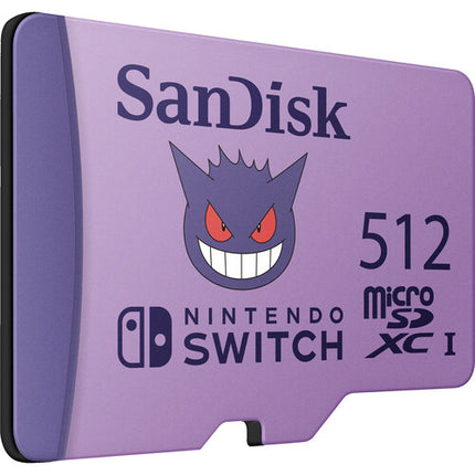 SanDisk Pokemon microSDXC 512GB UHS-I V30 Clase 10 memoria