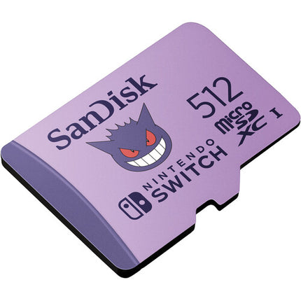 SanDisk Pokemon microSDXC 512GB UHS-I V30 Clase 10 memoria