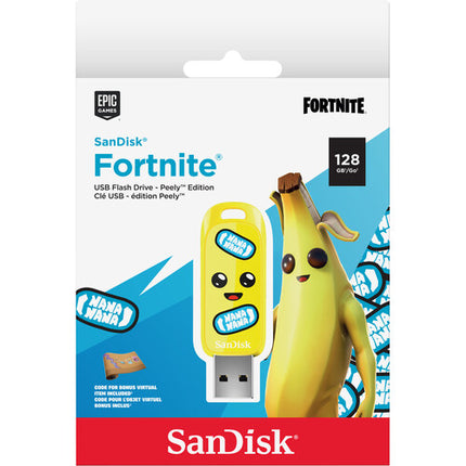 SanDisk 128GB Fortnite USB 3.2 Gen 1 Unidad Flash Peely edición