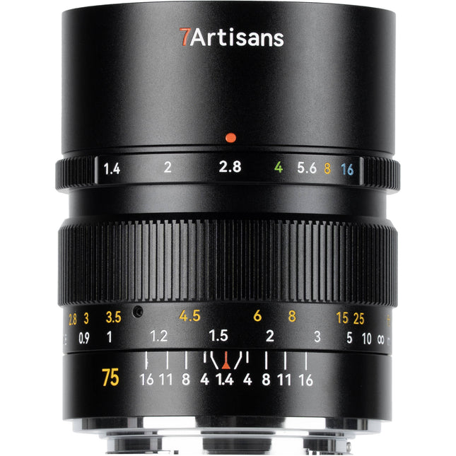 7Artisans 75mm f1.4 Lente para Sony E Full Frame Apertura f1.4 a f16