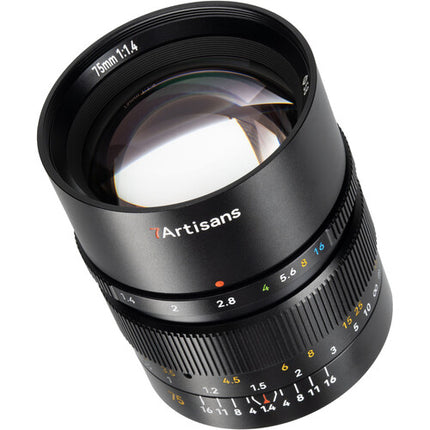 7Artisans 75mm f1.4 Lente para Sony E Full Frame Apertura f1.4 a f16