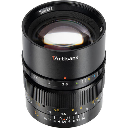 7Artisans 75mm f1.4 Lente para Sony E Full Frame Apertura f1.4 a f16