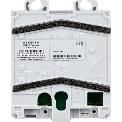 2N 01258-001 Módulo de Marcación Rápida 5 Botones para Intercom IP Verso LTE Verso
