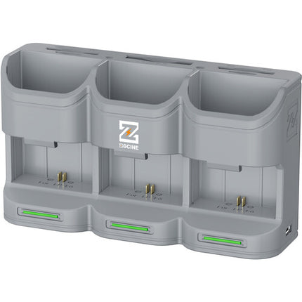 ZGCINE PC3-LPE6 Estuche de Carga para Baterías LP-E6 USB-C Gris