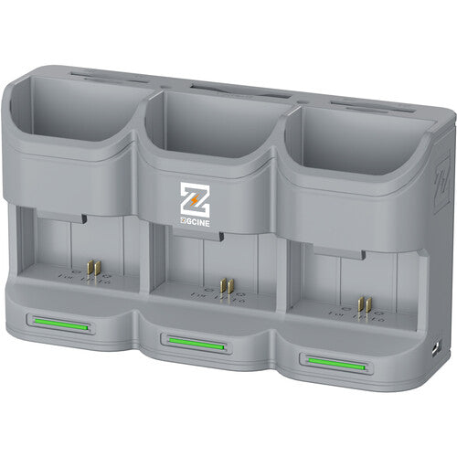 ZGCINE PC3-LPE6 Estuche de Carga para Baterías LP-E6 USB-C Gris