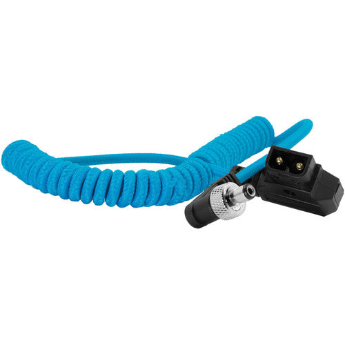 Kondor Blue Cable en Espiral D-Tap a DC 2.5mm Ángulo Recto 40-82 cm para amaran