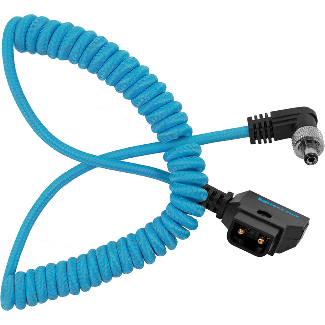 Kondor Blue Cable en Espiral D-Tap a DC 2.5mm Ángulo Recto 40-82 cm para amaran