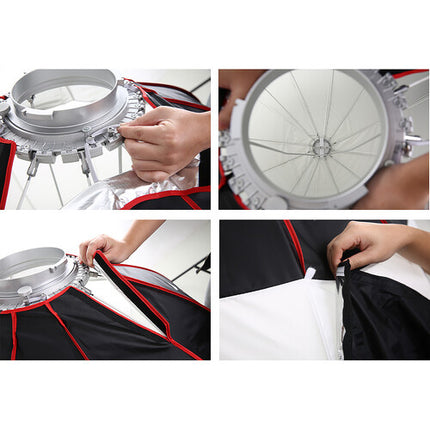 GVM DL120 Softbox Lantern para Luz R1200B 47.24" con Bolsa y Difusor