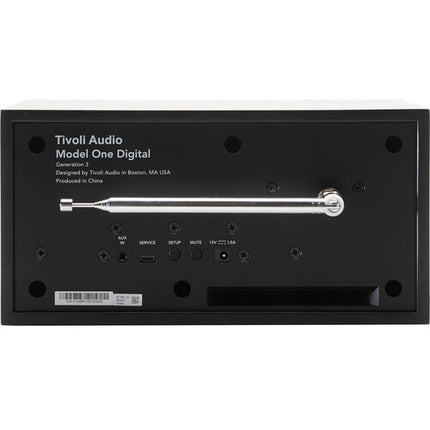Radio digital Wi-Fi Bluetooth Tivoli Model One Gen 3 20W negro