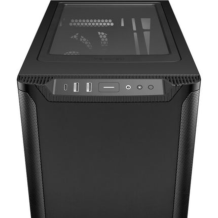 be quiet! Pure Base 501 Caja Mid-Tower Negra con 2 Ventiladores 140mm USB-C