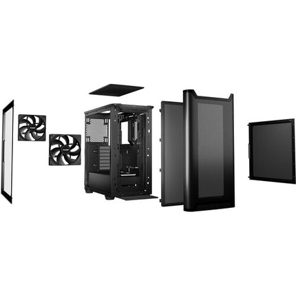 be quiet! Pure Base 501 Airflow Window Caja Mid-Tower con 2 Ventiladores 140mm y USB-C 3.1