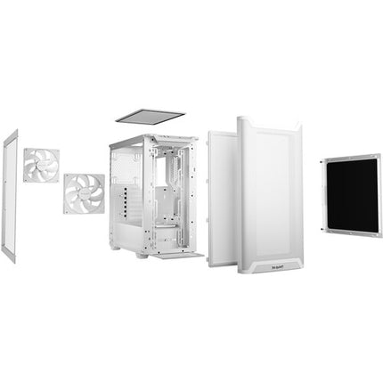 be quiet! Pure Base 501 Airflow Caja Mid-Tower Blanca Ventana 2 Ventiladores 140mm