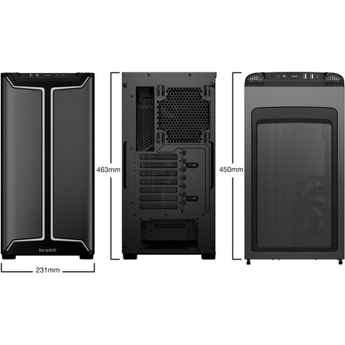 be quiet! Pure Base 501 DX Caja Mid-Tower con 2 Ventiladores 140mm y USB-C