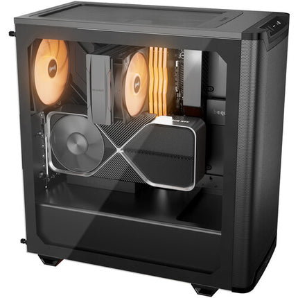 be quiet! Pure Base 501 DX Caja Mid-Tower con 2 Ventiladores 140mm y USB-C