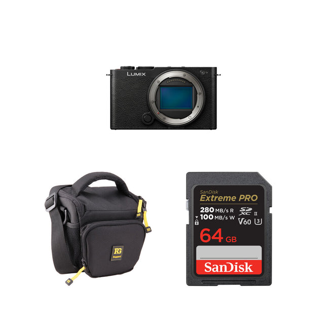Panasonic LUMIX S9 Cámara sin Espejo 24.2MP 6K con Bolsa y Tarjeta 64GB