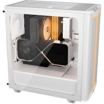be quiet! Pure Base 501 DX Caja Mid-Tower Blanca con 2 Ventiladores 140mm USB-C