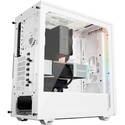 be quiet! Pure Base 501 DX Caja Mid-Tower Blanca con 2 Ventiladores 140mm USB-C