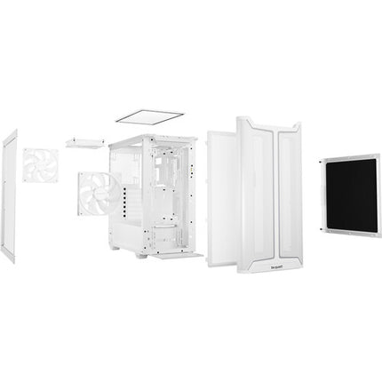be quiet! Pure Base 501 DX Caja Mid-Tower Blanca con 2 Ventiladores 140mm USB-C