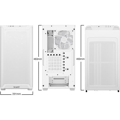 be quiet! Pure Base 501 LX Caja Mid-Tower con 3 Ventiladores ARGB USB-C