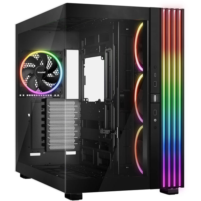 be quiet! Light Base 900 FX caja torre completa negra vidrio templado 4 ventiladores 140mm ARGB