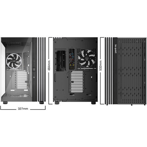 be quiet! Light Base 900 FX caja torre completa negra vidrio templado 4 ventiladores 140mm ARGB