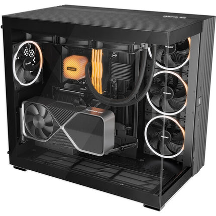 be quiet! Light Base 900 FX caja torre completa negra vidrio templado 4 ventiladores 140mm ARGB