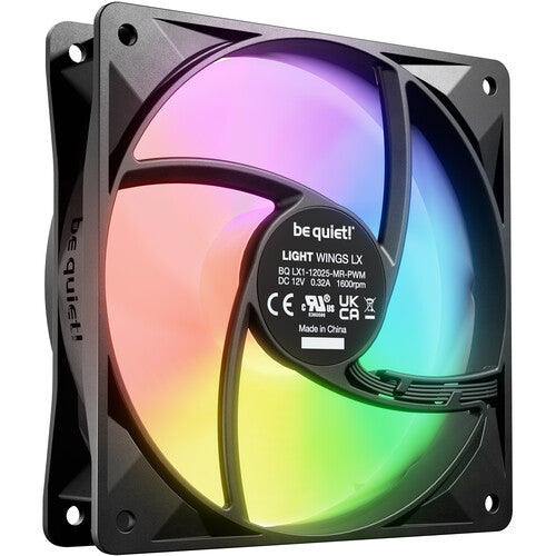 be quiet! Light Wings LX ARGB Ventilador 120mm PWM 1600 rpm 3-Pack