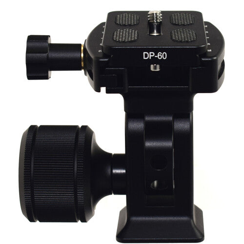 Desmond 60mm Cabezal Inclinable con Abrazadera Rápida Arca Tipo y Placa QR 22 lb capacidad 3 4 pulgadas alto