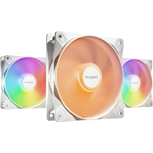 be quiet! Light Wings LX HS ARGB Ventilador 120mm 2100rpm 3-Pack Blanco