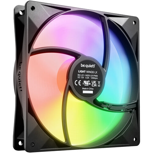 be quiet! Light Wings LX Ventilador ARGB 140mm 1200 rpm 3-Pack