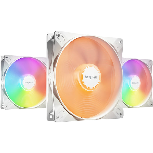 be quiet! Light Wings LX ARGB Ventilador 140mm 1200 rpm 3-Pack blanco