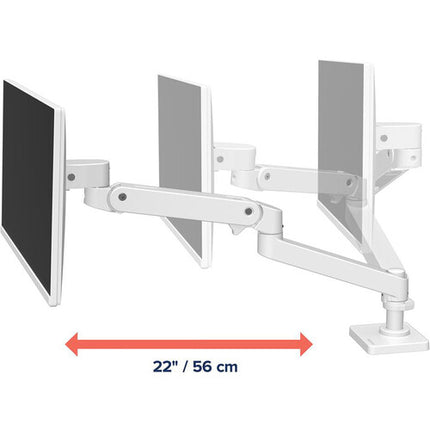 Ergotron LX Pro Soporte de Escritorio con Montura para Pantallas hasta 34" y 22 lb Blanco