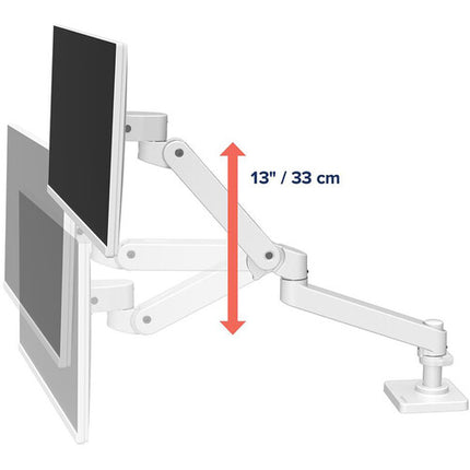 Ergotron LX Pro Soporte de Escritorio con Montura para Pantallas hasta 34" y 22 lb Blanco